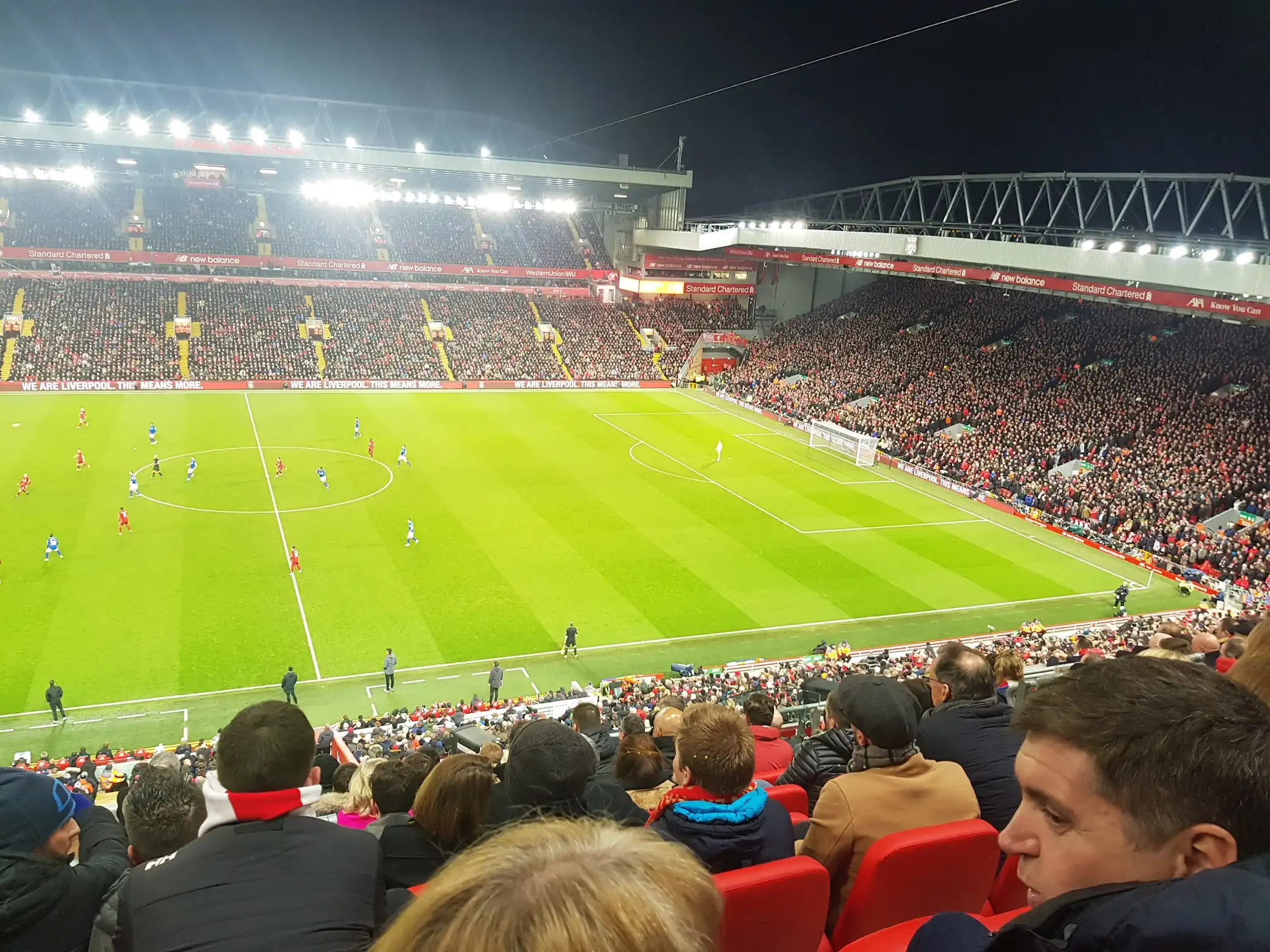 Main Stand Anfield uitzicht