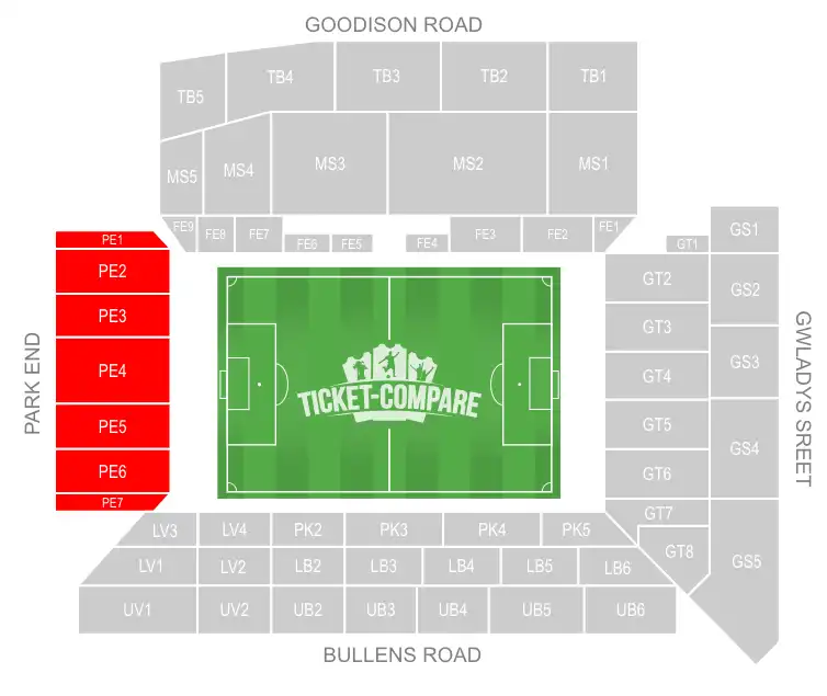 Sir Philip Carter Park Stand uitgelicht