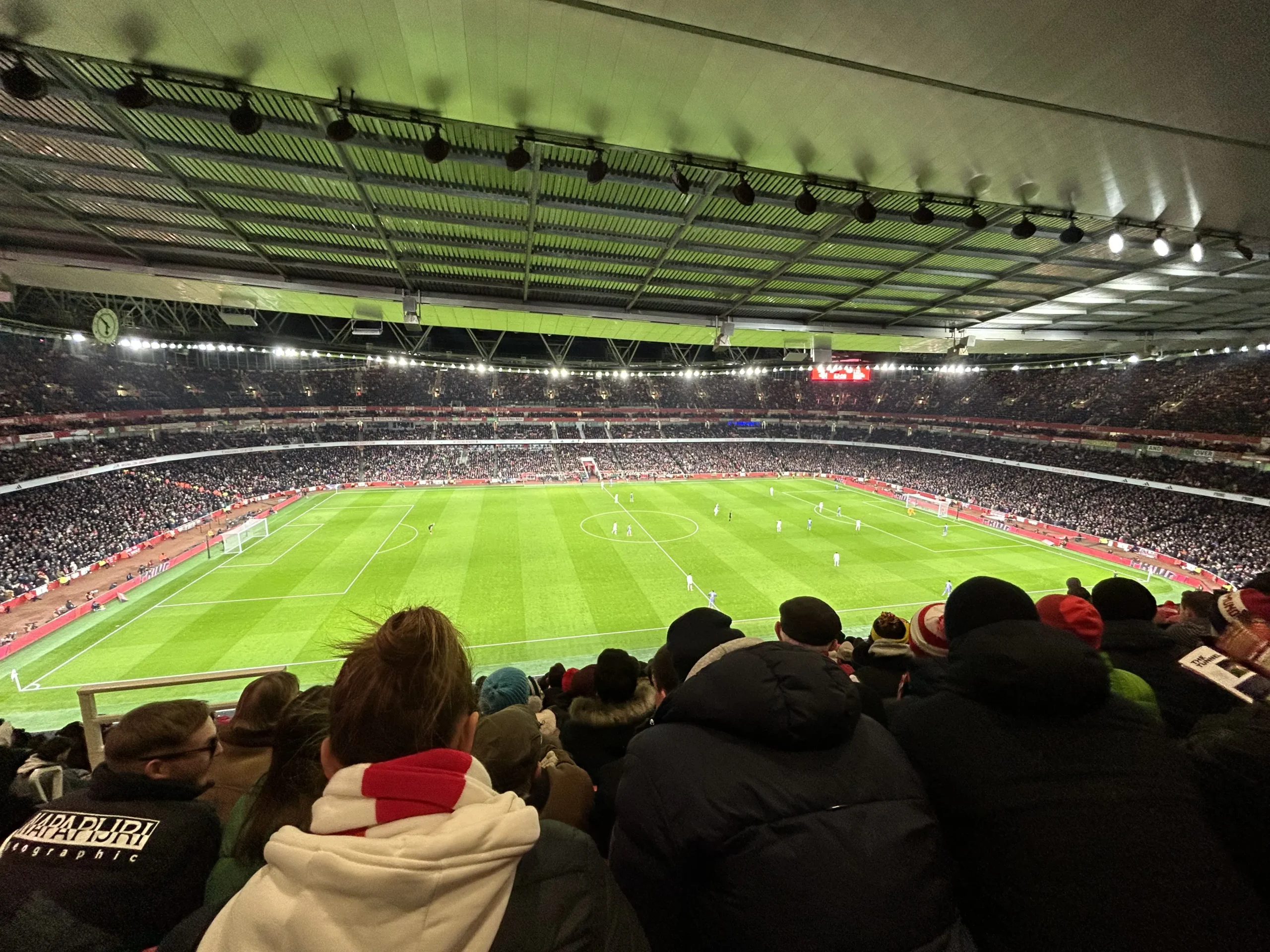 Uitzicht vanuit bovenin East Stand