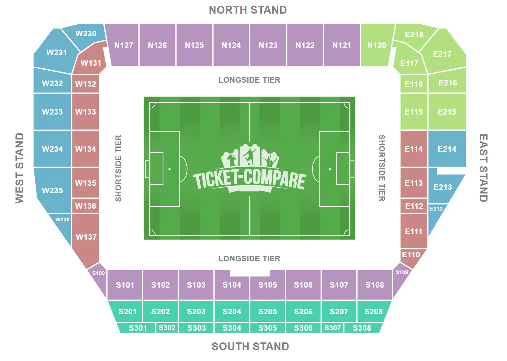 Community Stadium Zitplan