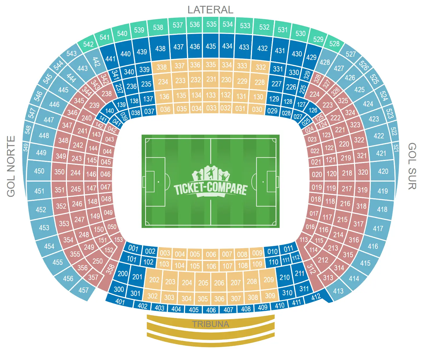 Camp Nou Zitplan