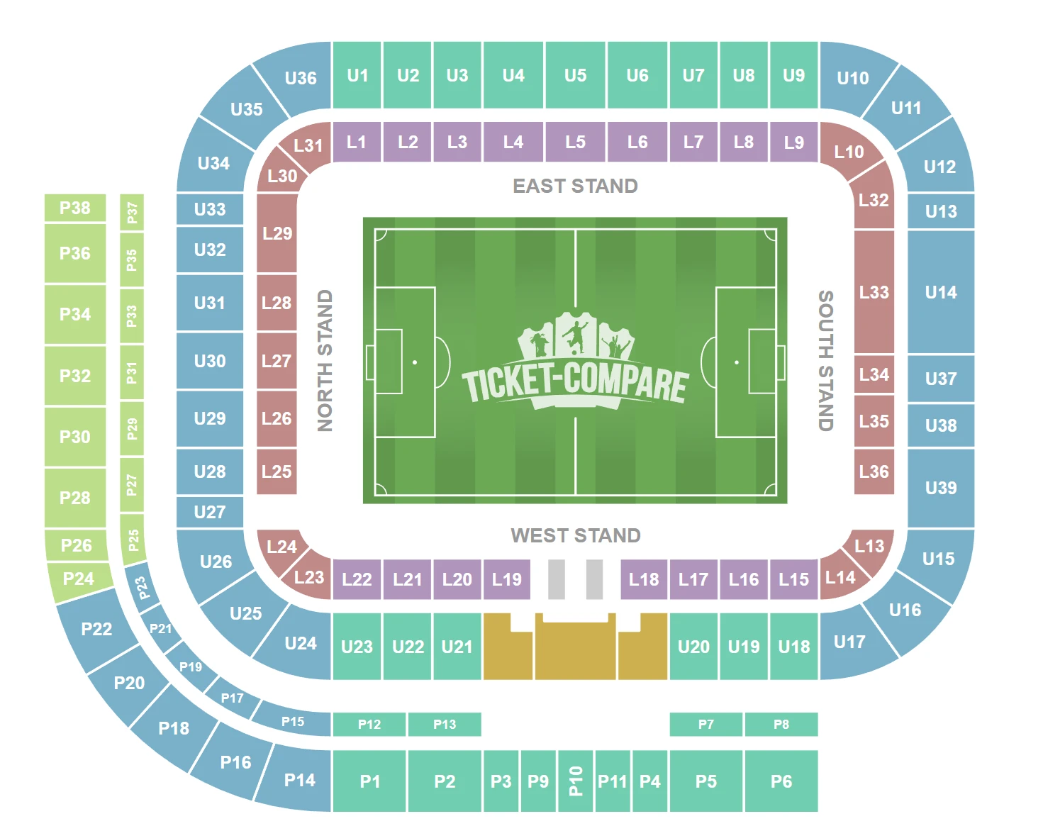 Stadium of Light Zitplan