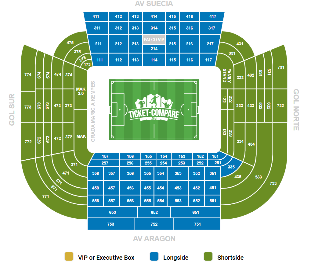 Estadio Mestalla Zitplan