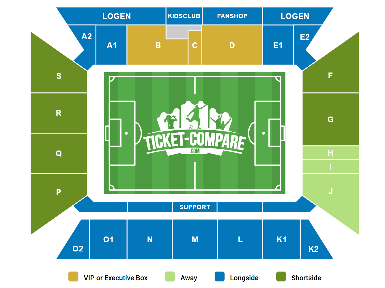 Mewa Arena Zitplan