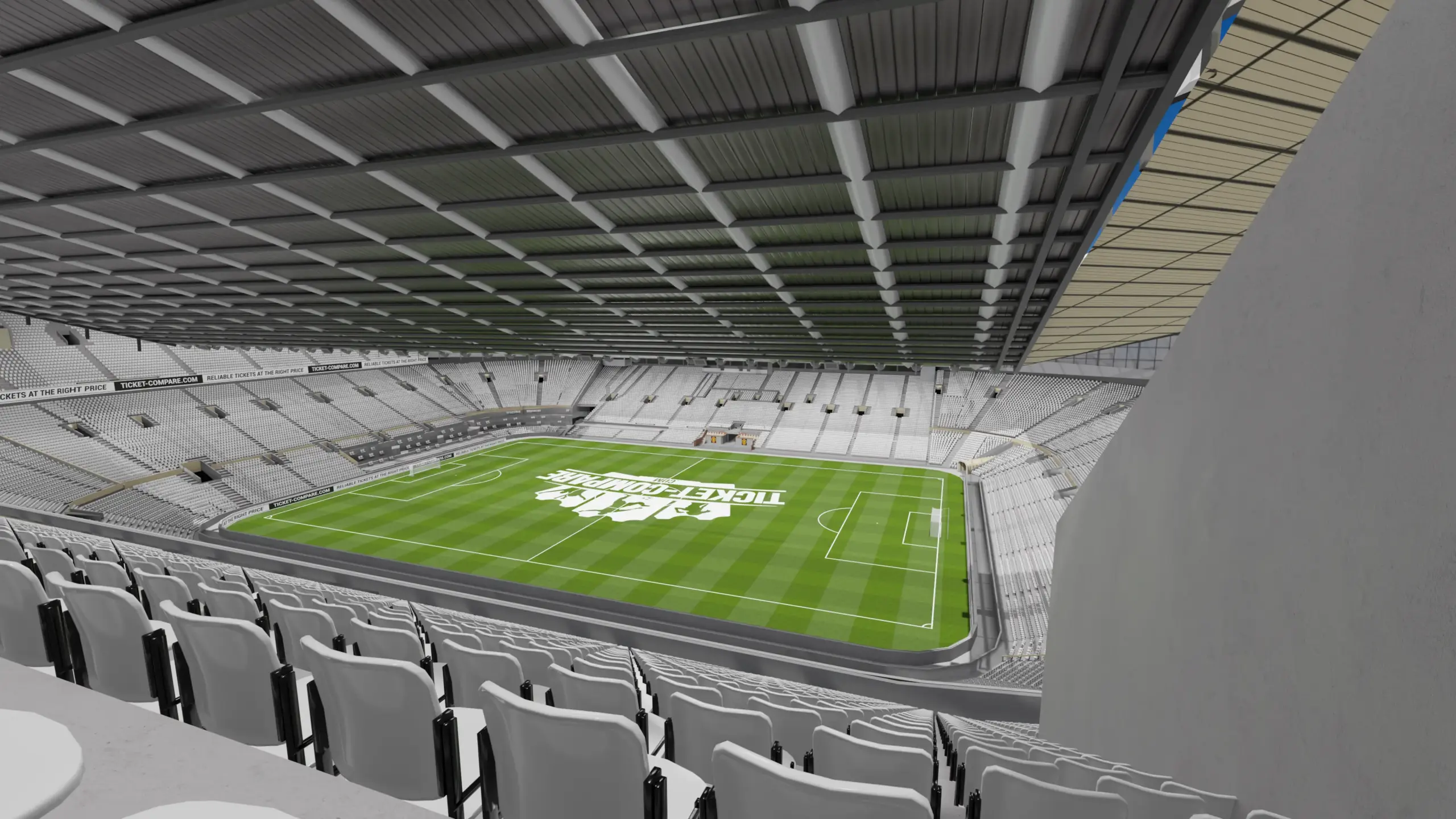 Illustratie Old Trafford Hospitality (Blok n3408) view