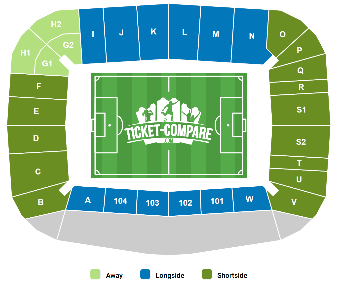 Rhein-Neckar-Arena Zitplan