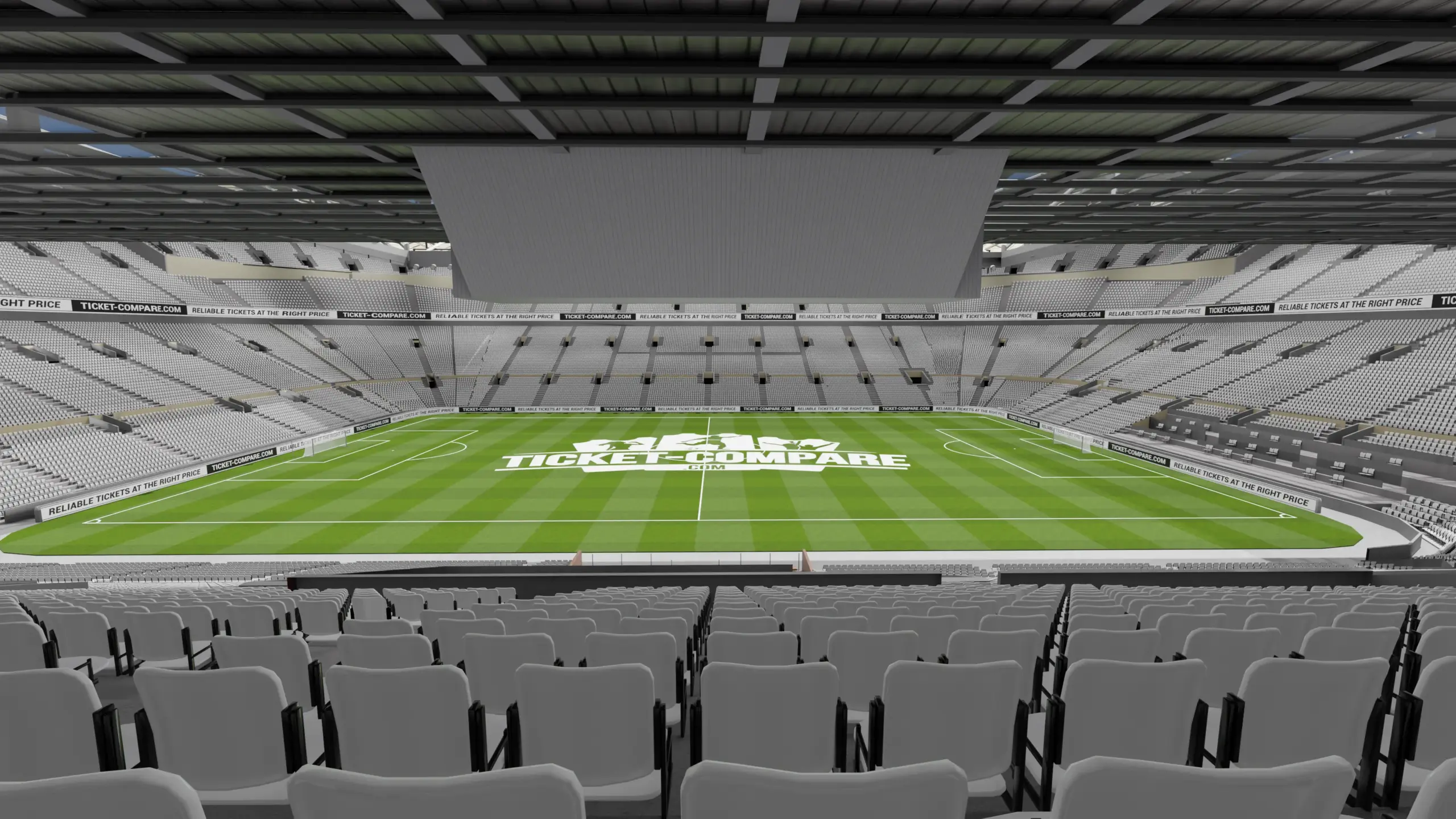 Illustratie Old Trafford Hospitality (Blok s222) view