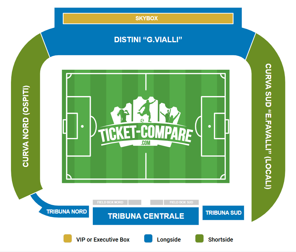 Stadio Giovanni Zini Zitplan