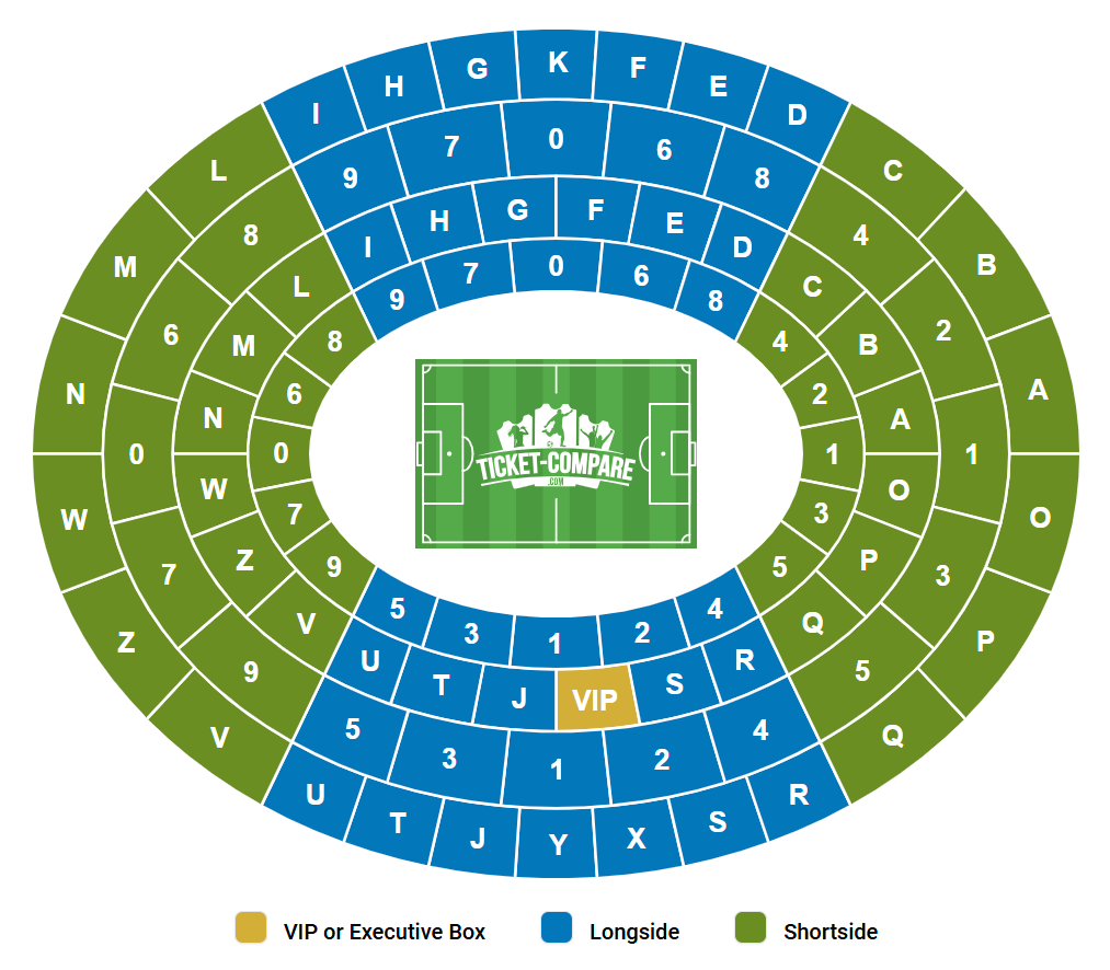 Stadio Marcantonio Bentegodi Zitplan
