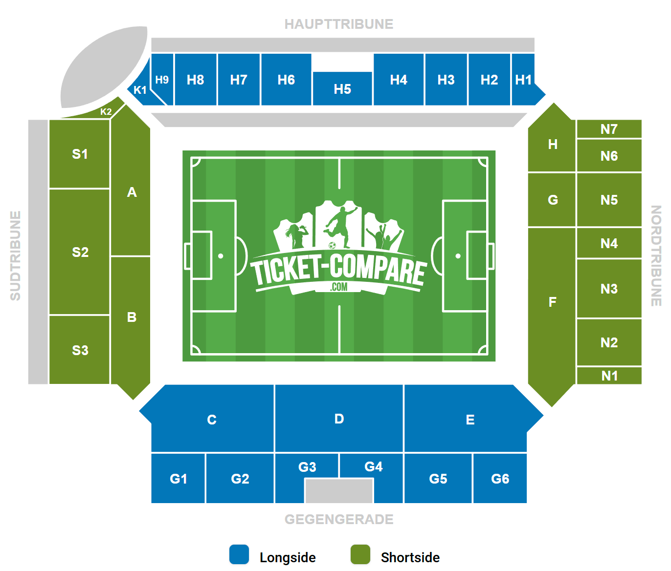 Millerntor Stadion Zitplan