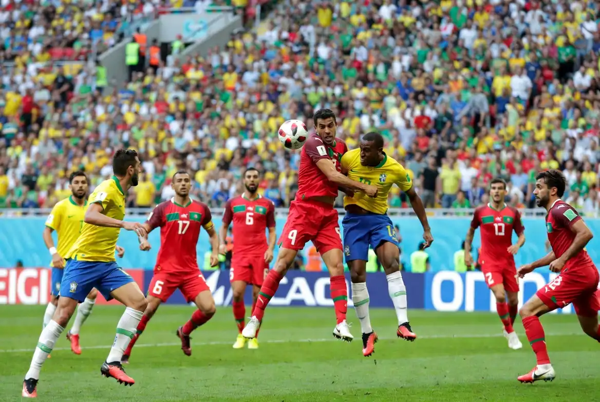 Hoe koop je Brazilie vs Marokko World Cup 2026 kaarten background image