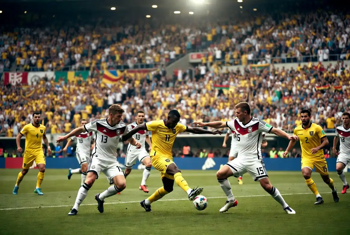 Zo Koop Je Ecuador vs Duitsland WK 2026 Kaarten background image