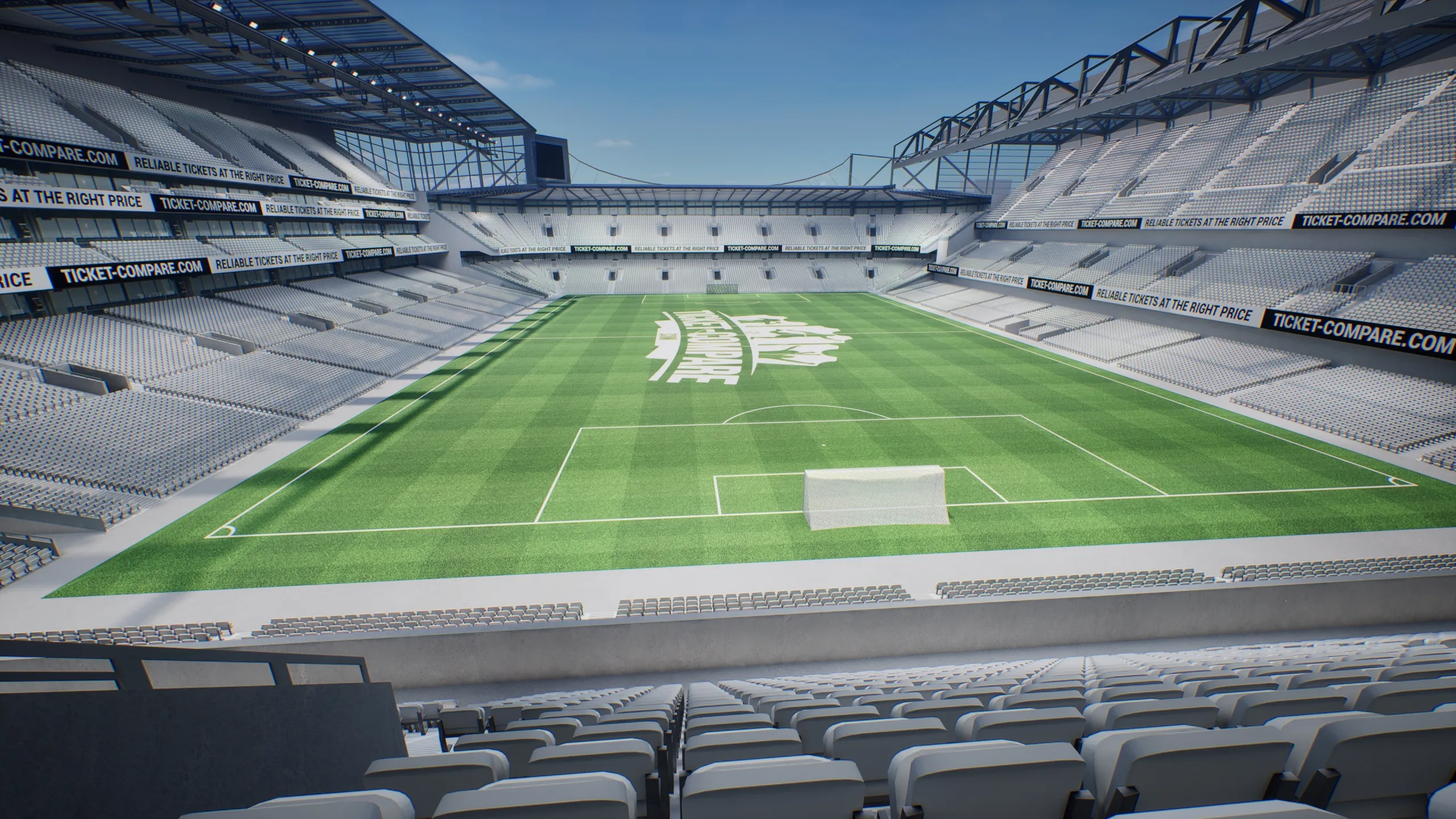 Stamford Bridge zicht vanuit vak SU5 (Render)