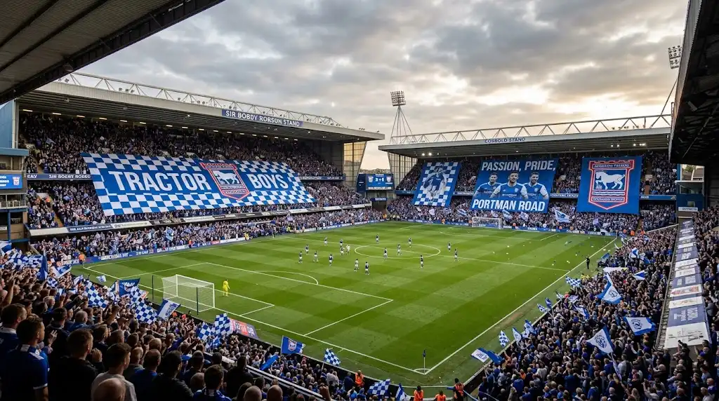 Hoe koop je Ipswich Town uitkaarten background image
